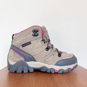 Bearpaw Corsica Hiking Boots Tan Grey Pink size 6